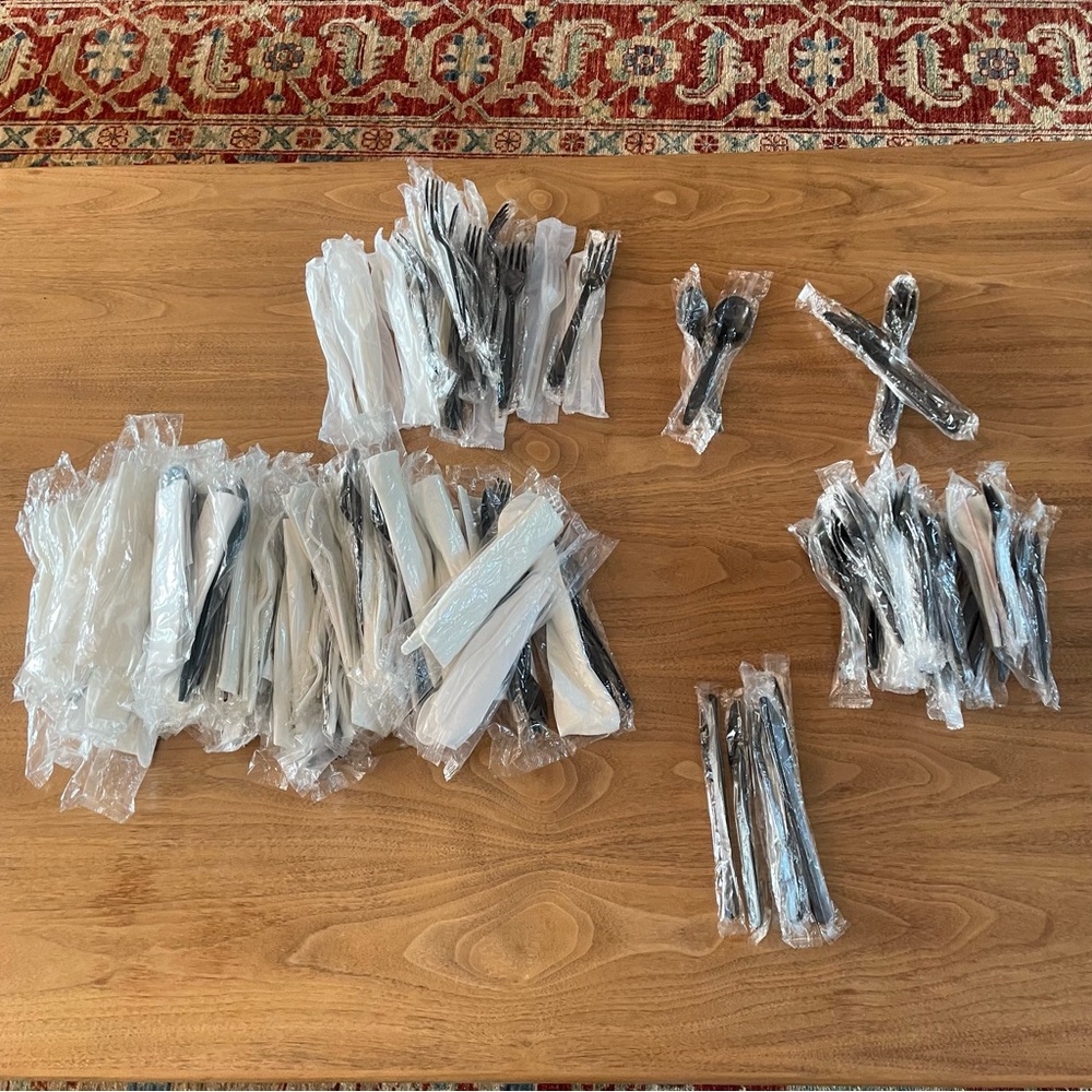 NIP sealed plastic cutlery